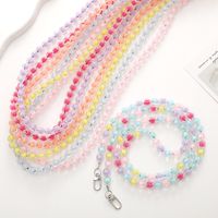 Simple Style Geometric Arylic Beaded Chain Mobile Phone Chain main image 6