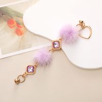 IG-Stil Süss Runden Blume Haarball Überzug Inlay Strasssteine Perle Handykette sku image 3