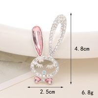 1 Piece 20*35mm 25*48mm 55*45mm Alloy Rhinestones Rabbit Heart Shape Crown Polished DIY Accessories main image 2