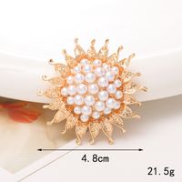 1 Piece 40*40mm 48*48mm 5*45mm Alloy Rhinestones Pearl Flower DIY Accessories sku image 15
