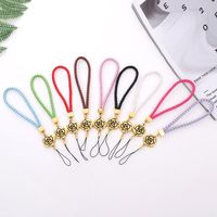 Elegant Sweet Flower Pu Leather Alloy Plating Mobile Phone Chain main image 1