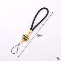 Elegant Sweet Flower Pu Leather Alloy Plating Mobile Phone Chain main image 2