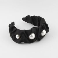 Women's Retro Floral Plastic Inlay Pearl Hair Band main image 8