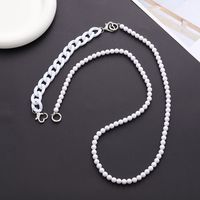 Sweet Simple Style Round Beaded Beaded Stoving Varnish Mobile Phone Chain sku image 2