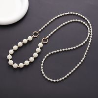 Sweet Simple Style Round Beaded Beaded Stoving Varnish Mobile Phone Chain sku image 5