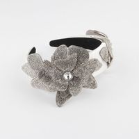 Women's Simple Style Flower Plastic Rhinestone Knitting Hair Band main image 7