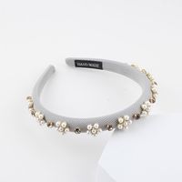 Women's Simple Style Flower Plastic Rhinestone Knitting Hair Band main image 8