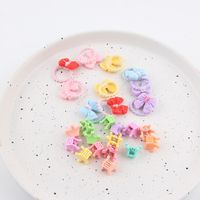 Women's Simple Style Classic Style Color Block Cloth Ring Appliques Hair Band Hair Tie Rubber Band main image 9