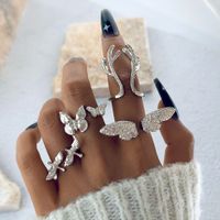 Exaggerated Modern Style Animal Butterfly Deer Alloy Women's Open Rings main image 1