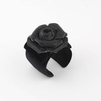 Style Simple Style Classique Rose Coton Strass Flanelle Femmes Bracelet main image 3