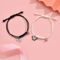 Simple Style Classic Style Butterfly Alloy Leather Rope Braid Women's Bracelets main image 6