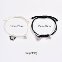 Simple Style Classic Style Butterfly Alloy Leather Rope Braid Women's Bracelets main image 7