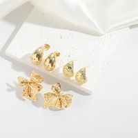 1 Pair Basic Modern Style Classic Style Bow Knot Inlay Copper Zircon Ear Studs main image 3