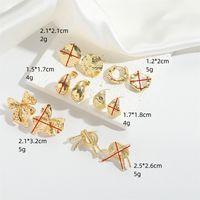 1 Pair Basic Modern Style Classic Style Bow Knot Inlay Copper Zircon Ear Studs main image 2