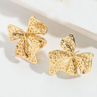 1 Pair Basic Modern Style Classic Style Bow Knot Inlay Copper Zircon Ear Studs sku image 6