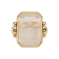 Exaggerated Simple Style Geometric Mixed Materials Inlay Crystal Women's Rings main image 5