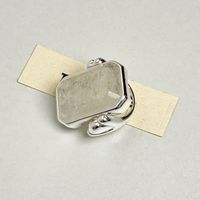 Exaggerated Simple Style Geometric Mixed Materials Inlay Crystal Women's Rings main image 2