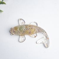 Style Simple Poisson Gemme Colle Cristal Ornements Décorations Artificielles sku image 8