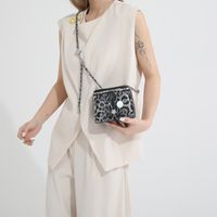 Women's Medium Pu Leather Leopard Streetwear Zipper Crossbody Bag main image 5
