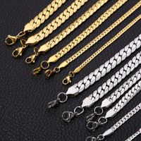 Simple Style Classic Style Solid Color 304 Stainless Steel Plating Gold Plated Unisex Necklace main image 3