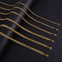 Simple Style Cool Style Geometric 304 Stainless Steel Plating Unisex Necklace main image 4