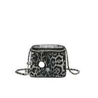 Women's Medium Pu Leather Leopard Streetwear Zipper Crossbody Bag sku image 2