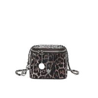 Women's Medium Pu Leather Leopard Streetwear Zipper Crossbody Bag sku image 3