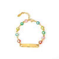316 Stainless Steel  Gold Plated Simple Style Classic Style Plating Geometric Bracelets main image 2