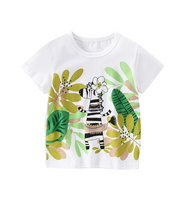 Simple Style Cartoon Cotton T-shirts & Blouses sku image 1