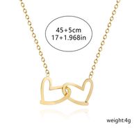 304 Stainless Steel 18K Gold Plated Simple Style Classic Style Plating Solid Color Bracelets Necklace main image 7