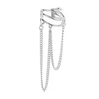 1 Pièce Élégant Style Simple Noeud D'Arc Gland Placage Le Cuivre Clips D'oreille sku image 1