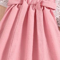 Princess Solid Color Polyester Girls Dresses main image 3