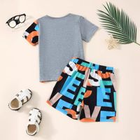 Simple Style Sports Letter Polyester Boys Clothing Sets main image 2