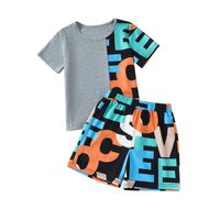 Simple Style Sports Letter Polyester Boys Clothing Sets main image 5