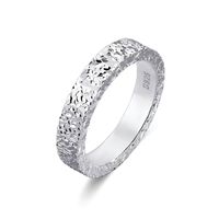 Sterling Silver White Gold Plated Gold Plated Romantic Modern Style Classic Style Plating Solid Color Rings sku image 3
