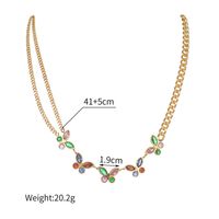 Steel 18K Gold Plated Simple Style Classic Style Plating Butterfly Necklace main image 4