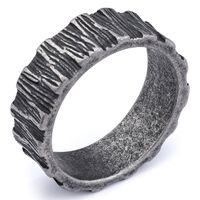 Hip-Hop Streetwear Solid Color 304 Stainless Steel Men's Rings sku image 13