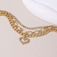 IG Style Ethnic Style Bohemian Heart Shape Alloy Wholesale Anklet main image 4