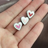 1 Piece Alloy Heart Shape Beads main image 4