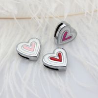 1 Piece Alloy Heart Shape Beads main image 3