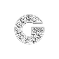 1 Piece Alloy Rhinestones Letter Beads sku image 7