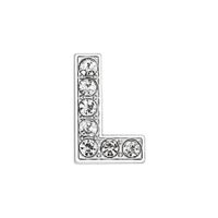 1 Piece Alloy Rhinestones Letter Beads sku image 11