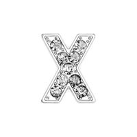 1 Piece Alloy Rhinestones Letter Beads sku image 23