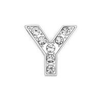 1 Piece Alloy Rhinestones Letter Beads sku image 24