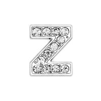 1 Piece Alloy Rhinestones Letter Beads sku image 25