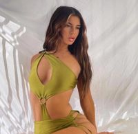 Women's Sexy Solid Color 1 Piece One Piece Swimwear main image 5