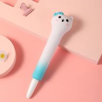 Cute Cartoon Decompression Pen Gel Pen Student Studying Stationery Pinch Lewang Red Decompression Pen Children Gift Wholesale sku image 29