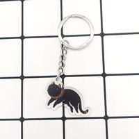 Mignon Sucré Chat Arylique Alliage Pendentif De Sac Porte-Clés sku image 6