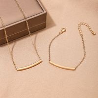 Simple Style Classic Style Solid Color Alloy Chain Mother'S Day Women's Jewelry Set main image 4