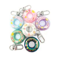 Casual Cartoon Style Cute Animal Round Fruit Alloy Resin Bag Pendant Keychain main image 6